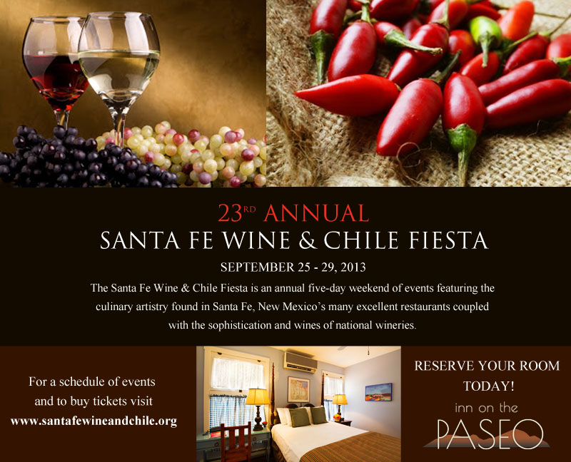 Santa Fe in August and September Music, Art, Culture, Roasted Chilis